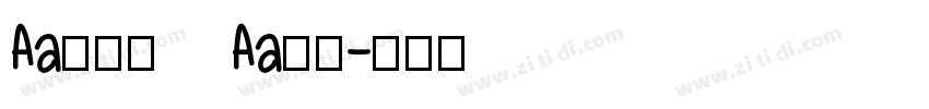 Aa金牛座   Aa字库字体转换
